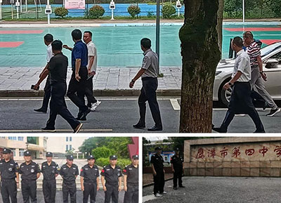 张子建市长调研鹰潭四中，全力筑牢校园安全防线